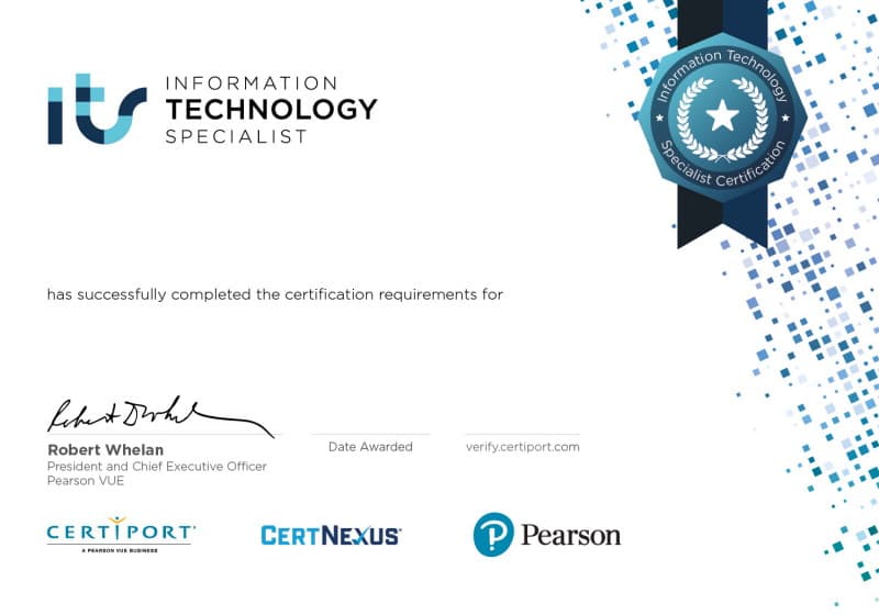 License ITS Information Technology Specialist